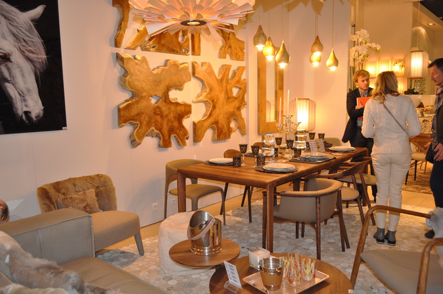 Ciepłe kolory wnętrza na targach Maison&Objet