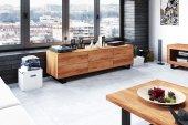 Komoda STEEL niska z litego drewna