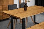 Stół STEEL nierozkładany z litego drewna