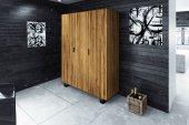 Szafa STEEL 3-drzwiowa z litego drewna