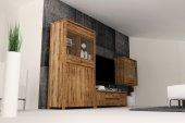 Witryna VINCI szeroka z litego drewna