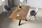 Stół z naturalnym blatem Adao