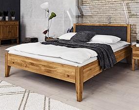 Łóżko ODYS z tapicerowanym szczytem