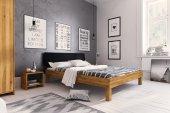 Łóżko VIGO z czarnym szczytem MDF
