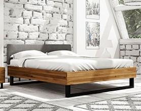 Łóżko STEEL 2 ze szczytem tapicerowanym