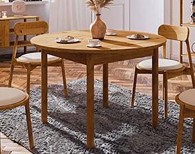 Stół okrągły rozkładany POLA