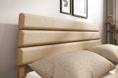 Łóżko z tapicerowanym szczytem TWIG