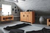 Komoda CUBIC z litego drewna