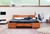 Łóżko TI niskie z litego drewna