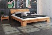 Łóżko VINCI niskie z litego drewna