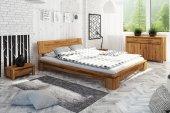 Łóżko VINCI niskie z litego drewna