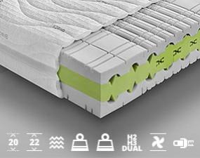 Materac GRENADA wysokoelastyczny