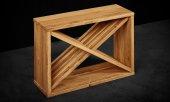 Konsola CROSS z litego drewna