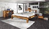 Łóżko JAMES z litego drewna