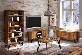 GOLO - Kolekcja mebli do salonu z drewna litego
