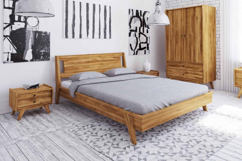 RETRO - Kolekcja mebli do sypialni z drewna litego - 6