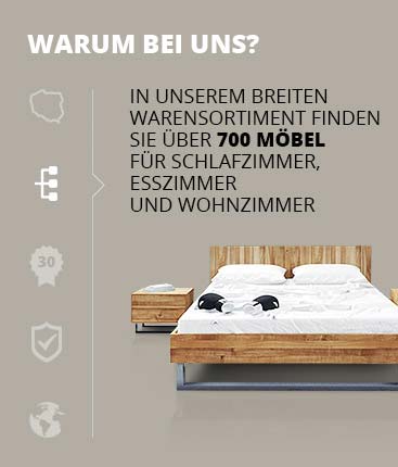 Holzmöbel für schlafzimmer; wohnzimmer und esszimmer aus Massivholz