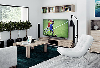 Kredens JAMES z litego drewna