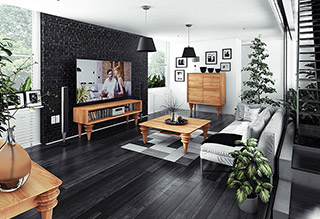 Szafka wisząca PARIS z litego drewna