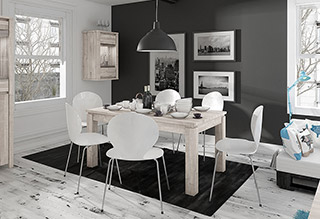 Stolik VINCI z litego drewna