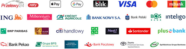 OBSŁUGUJEMY PŁATNOŚCI