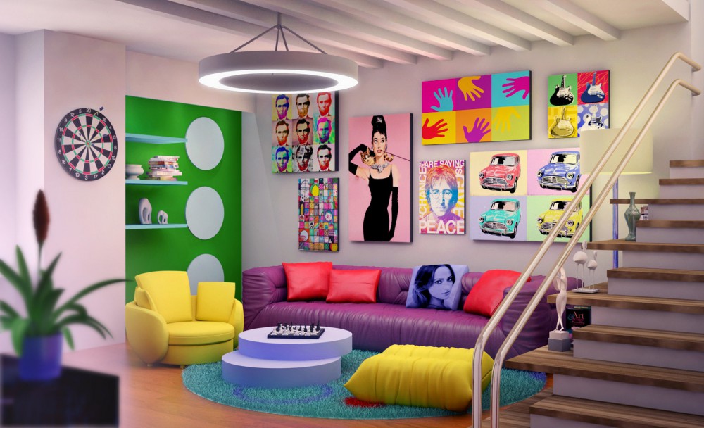 Pop art Wn trza The Beds