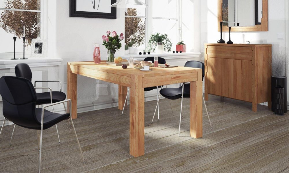 Stół rozkładany do jadalni i drewniane krzesła - przedstawiamy ciekawe rozwiązania