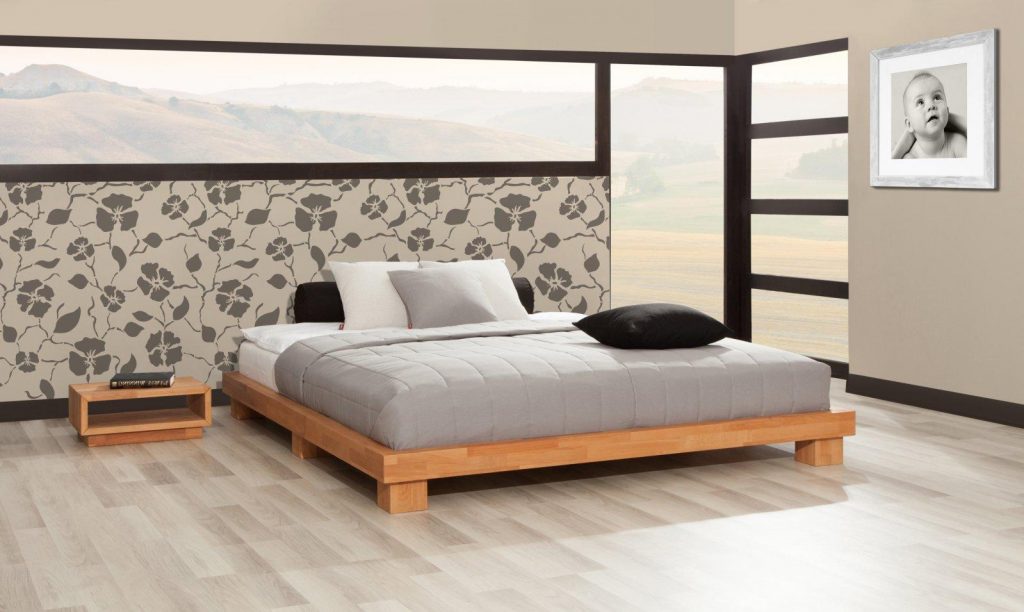 Niskie łóżka w stylu japońskim