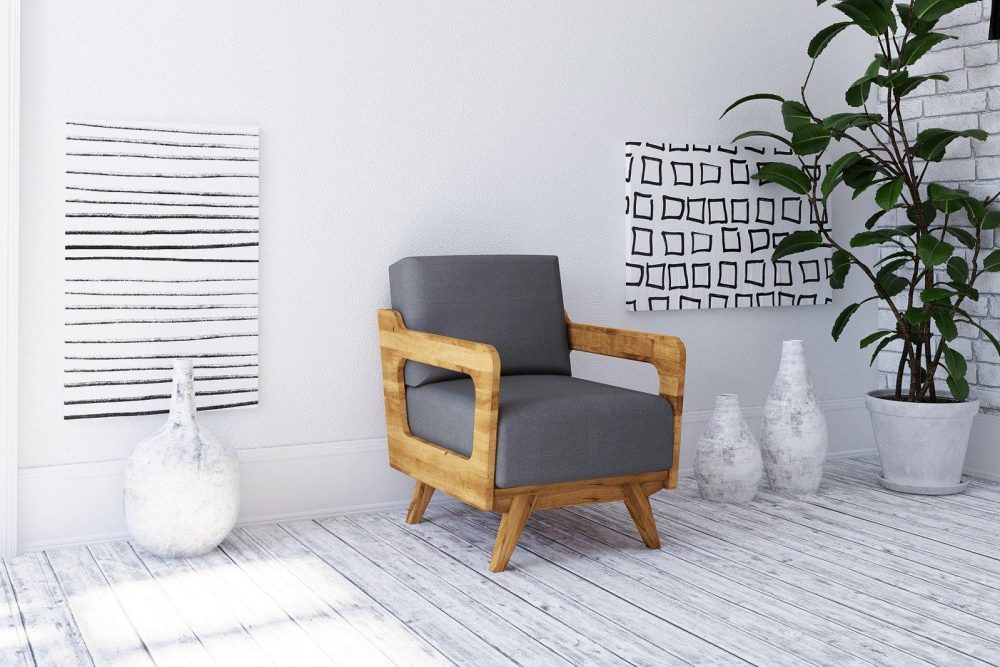 Fotele do biurka, salonu i przedpokoju – przegląd foteli z drewnianymi elementami